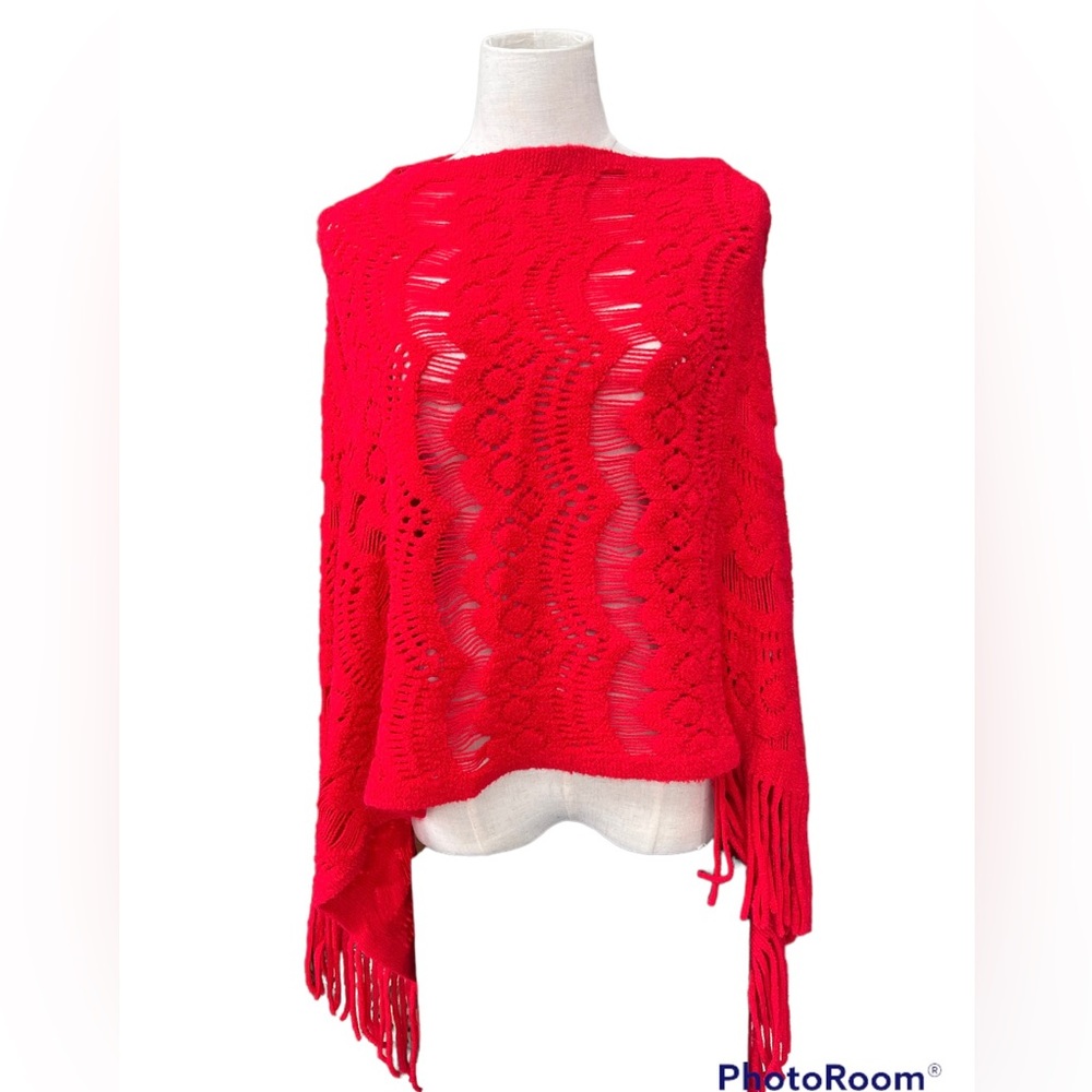 Red Pancho for Women’s